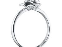 Кольцо из белого золота с бриллиантом э0901кц04200870