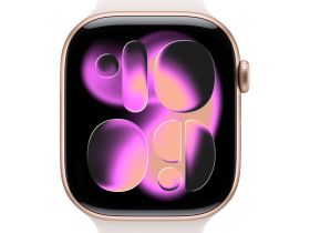 Умные часы Apple Watch Series 11 42 мм «Розовое золото», с розовым спортивным ремешком M/L