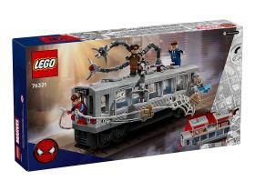 Super Heroes 76321 Конструктор Человек-паук против Доктора Осьминога: Сцена с поездом
