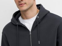 Базовая толстовка на молнии, Серый