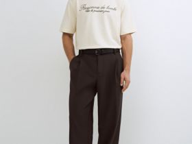 Футболка с текстовым принтом, Белый