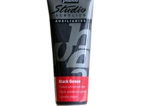 Грунт акриловый Pebeo "GESSO Studio" 250 мл черный