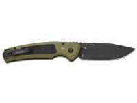 Автоматический нож Kershaw Launch 21, сталь CPM M4, рукоять алюминий/G10, черно-зелёный