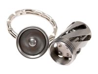 Брелок-капсула с игральными кубиками Acorn Dice Steel, Lion Steel, Нержавеющая сталь AISI 440, серебрянный, L/DD IN