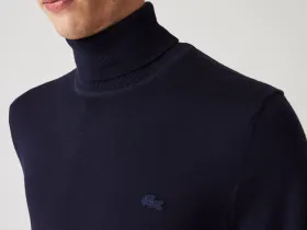 Мужская водолазка Lacoste из мериносовой шерсти