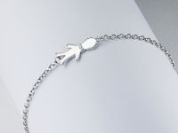 Браслет из серебра с бриллиантом э0601бр11174500