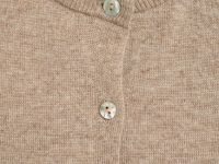 Укороченный кардиган на пуговицах, Бежевый