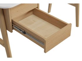 Письменный стол Бревор-3 120x60 Белый/Дуб Барбера