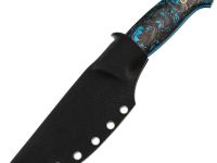 Нож Стрела, сталь Elmax, рукоять карбон, черно-синий