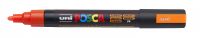 Маркер UNI "POSCA" PC-5M, 1,8-2,5 мм, наконечник пулевидный, цвет флуоресцентно-оранжевый