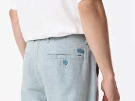 Мужские брюки Lacoste из смеси хлопка и льна