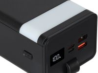 Портативное зарядное устройство TFN Power Light 40 000 мАч Чёрное