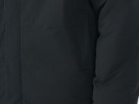 Утеплённая куртка со съёмным капюшоном, Черный