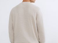 Текстурный джемпер, Белый