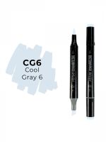 Маркер двухсторонний на спиртовой основе Sketchmarker Brush Цвет Прохладный серый 6
