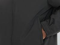 Утеплённая куртка с капюшоном, Серый