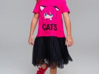 Платье трикотажное для девочек