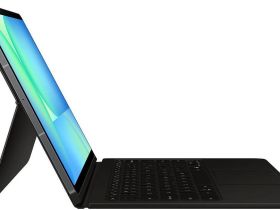 Чехол-клавиатура Samsung с тачпадом и клавишей AI Galaxy Tab S10 FE+ черный