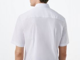 Базовая рубашка с коротким рукавом, Белый