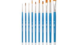 Набор кистей синтетика Гамма "Классические" 10 шт, блистер, европодвес