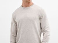 Базовый вязаный джемпер, Бежевый