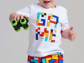 Комплект детский трикотажный для мальчиков: фуфайка (футболка), шорты