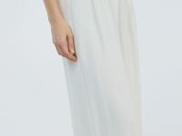 Широкие брюки со стрелками, Белый