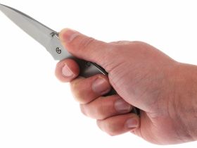 Складной полуавтоматический нож Kershaw Leek 1660, сталь 14C28N, рукоять нержавеющая сталь