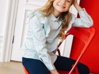 Блузка с длинным рукавом для девочки