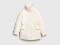 Утеплённая куртка с кулиской, Бежевый