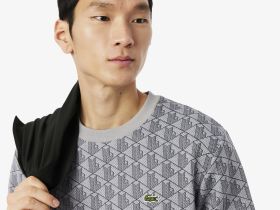 Мужская жаккардовая футболка Lacoste