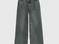 Широкие джинсы Wide Leg для девочек, Серый
