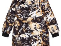 Пальто текстильное с полиуретановым покрытием для девочек