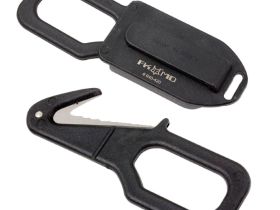 Стропорез Fox Rescue Emergency Tool, сталь 420J2, рукоять термопластик FRN, чёрный