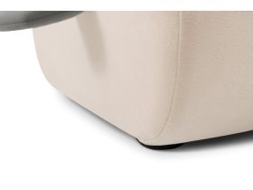 Пуф Мелми Кит Велюр Светло-серый
