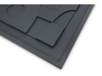 Картина Рельеф Графитовый 45x60