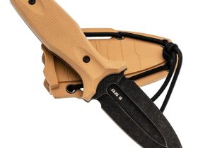 Тактический нож N.C.Custom Grave 2.0, сталь AUS-8, рукоять песочный Elastron