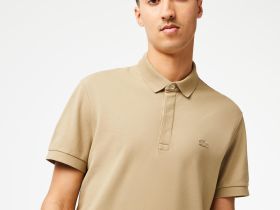 Мужское поло Lacoste PARIS стандартного кроя