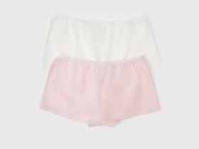 Трусы-шорты для девочек, 2 шт., Оранжевый