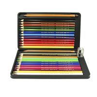 Набор карандашей цветных Koh-I-Noor "Polycolor 3834" 24 цв., заточен.+ точилка+2 ч/гр. кар.