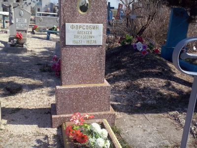 Могила А.А. Фарсобина (1922 - 1978), Героя Социалистического Труда