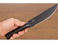 Нож с фиксированным клинком Cold Steel Bushman, сталь SK-5, рукоять сталь, черный