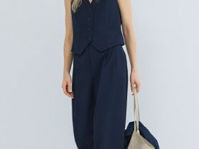 Классический жилет, Синий