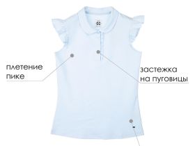 Футболка-поло для девочки