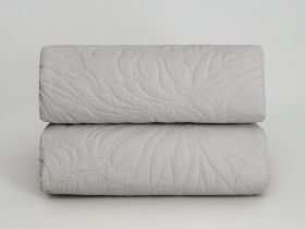 Покрывало Fogliare, дымчатое