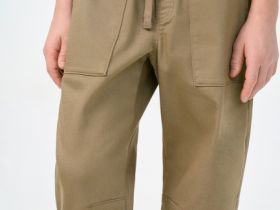 Брюки с эластичным поясом для мальчиков, Бежевый