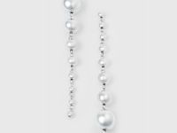 Длинные серьги, Серебряный