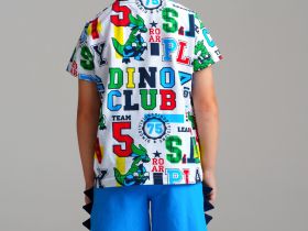 Комплект трикотажный для мальчиков: фуфайка (футболка), шорты