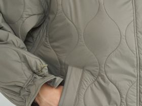 Стёганая утеплённая куртка с воротником-стойкой, Желтый