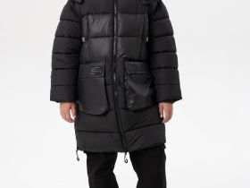 Пальто текстильное с полиуретановым покрытием для мальчиков